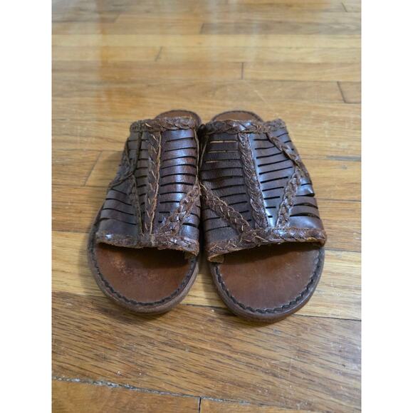 FREEBIRD BY STEVEN Willow Leather Sandals Women's Size 8 BOHO Hippie S000020 - Picture 4 of 8